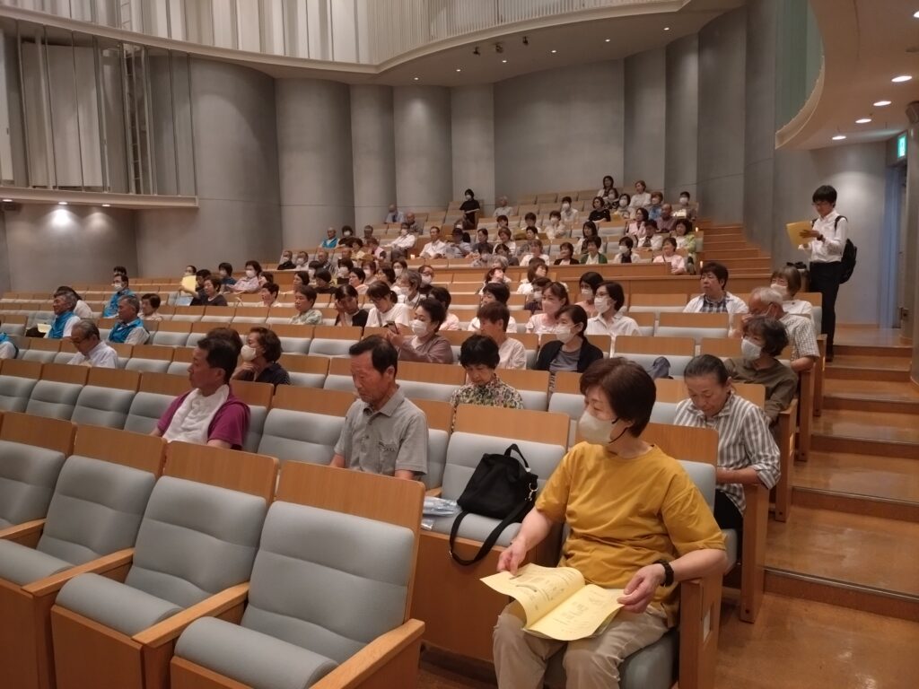 R7.7.4小松能美保護司会住民大会会場の様子